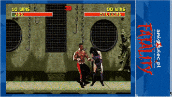 amigowiec fight retro mortal kombat amiga GIF