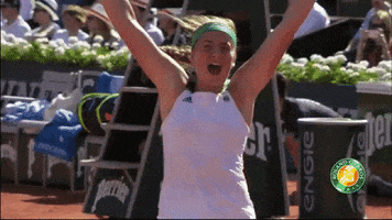 Hands Up Cheer GIF by Tennis Channel