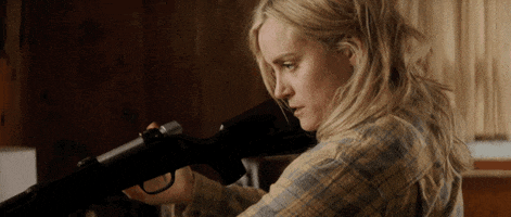 taylor schilling lock and load GIF by Take Me