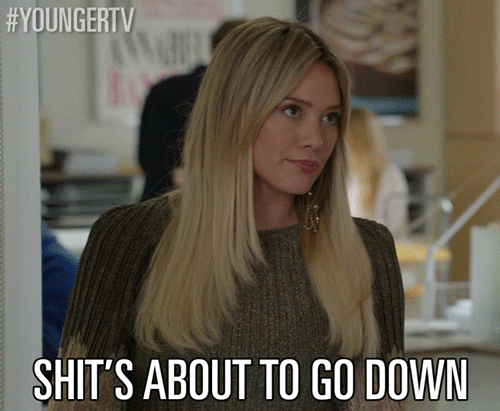 About To Go Down Tv Land GIF by YoungerTV - Find & Share on GIPHY