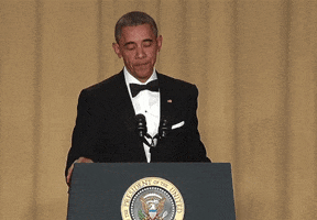 Barack Obama Mic Drop GIF