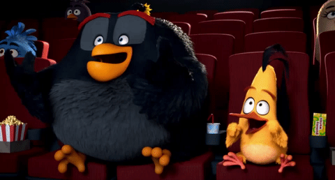 Cinema Popcorn GIF by Angry Birds - Find & Share on GIPHY