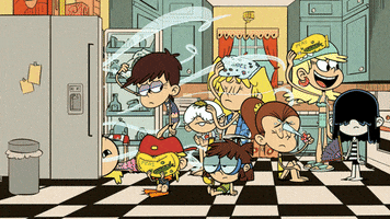 Sweating The Loud House GIF by Nickelodeon
