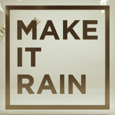 joshuamichie money gold cash make it rain GIF