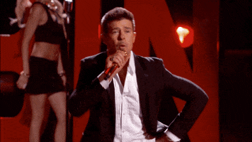 robin thicke singing GIF by BET Awards