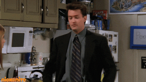 Chandler Bing Happy Dance GIF by Nick At Nite - Find & Share ...