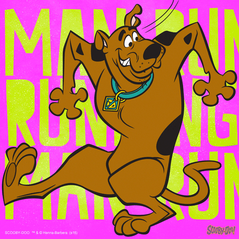 running man dancing GIF by Scooby-Doo
