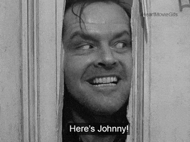 iheartmoviegifs crazy thriller johnny jack nicholson GIF