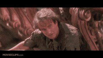 skarpathio hook peter pan captain hook are you ready for me peter GIF