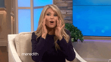 Christie Brinkley smile GIF by The Meredith Vieira Show