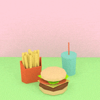 Food Burger GIF by Julian Glander