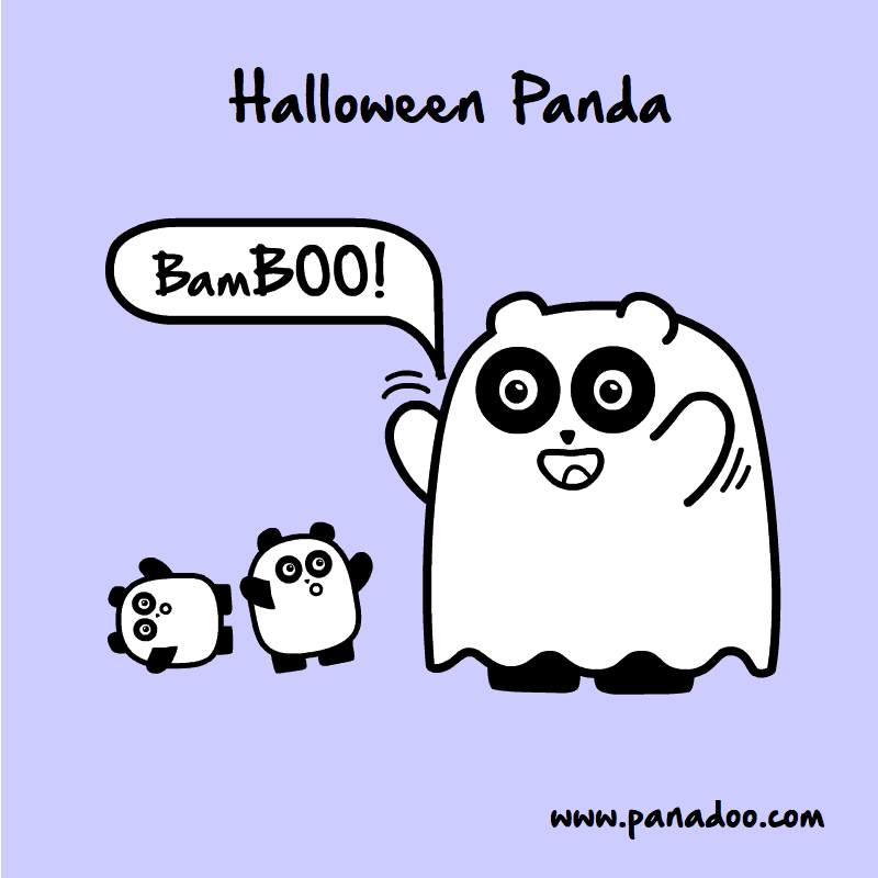 panadoo funny cute cartoon halloween GIF
