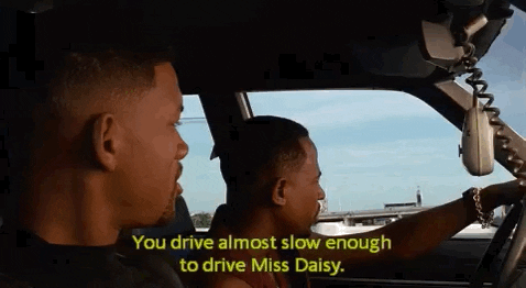 Image result for slow driver gif