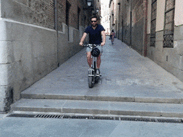 hyperactive bike accident kirby GIF
