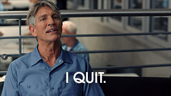 i quit eric roberts GIF by Suits