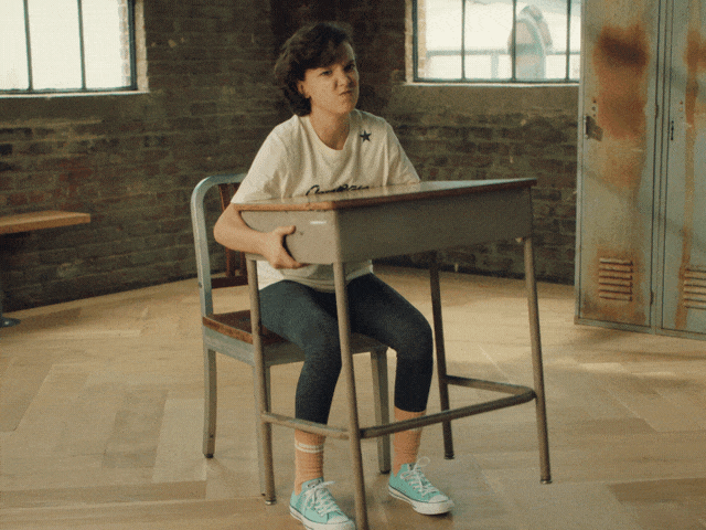 angry millie bobby brown GIF by Converse