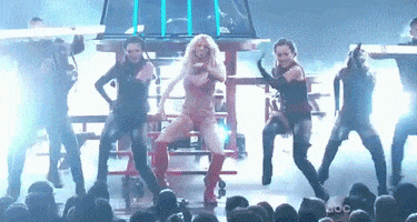 Britney Spears Dancing GIF by Billboard Music Awards