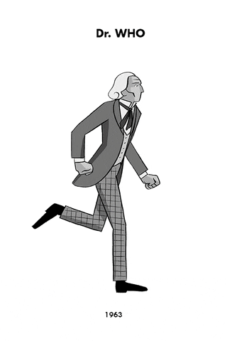 Doctor Who Running GIF