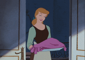 gotemar disney cinderella laundry chores GIF