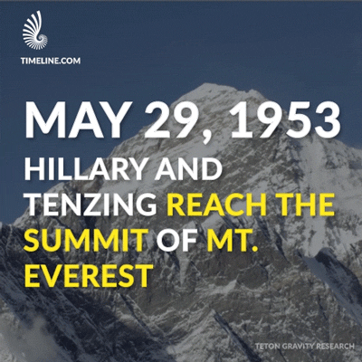 mt everest GIF by Timeline