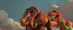 roaring disney pixar GIF by The Good Dinosaur