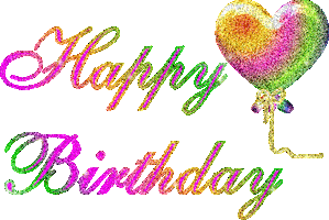 fragile happy birthday Sticker