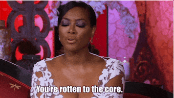 you're rotten real housewives GIF