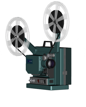 sextape video tape reel projector GIF