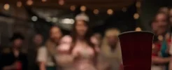 beer pong college GIF by Rough Night Movie
