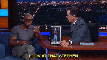 stephen colbert muscles GIF by The Late Show With Stephen Colbert