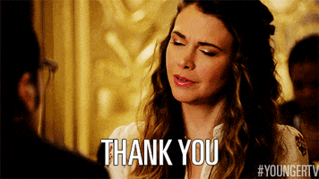 tv land thank you GIF by YoungerTV