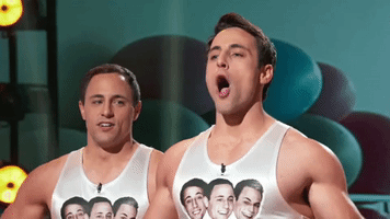 working out gong show GIF by Virzi Triplets