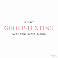 texting working out GIF by PureWow