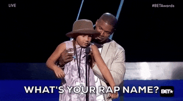 Jamie Foxx Whats Your Rap Name GIF by BET Awards