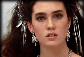 Staring Jennifer Connelly GIF
