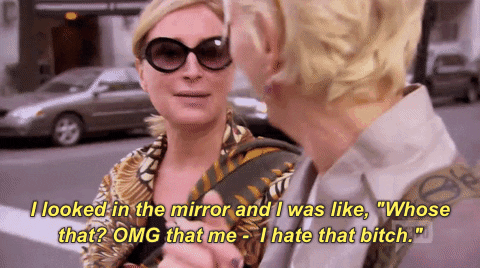 aging real housewives of new york city GIF