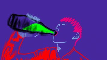 neon drinking GIF by roto>cop