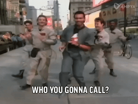 Who You Gonna Call Videos GIF by AMPYA - Find & Share on GIPHY
