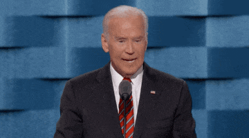 Political gif. A frustrated and angry Joe Biden yells, “Give me a break! That’s a bunch of malarkey!”