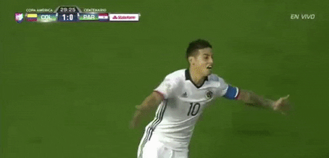 excited james rodriguez GIF by Univision Deportes