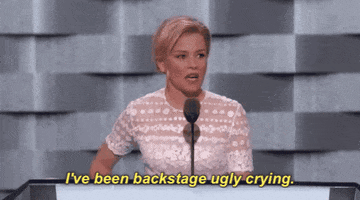 Ugly Crying Elizabeth Banks GIF by Election 2016