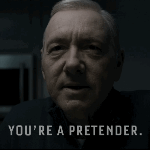 Kevin Spacey Youre A Pretender GIF by House of Cards Find & Share on GIPHY
