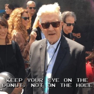 David Lynch Donut GIF by Ringo Peace and Love