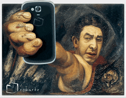 robarte art arte selfie selfies GIF