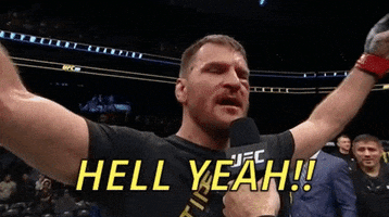 Excited Hell Yeah GIF by UFC