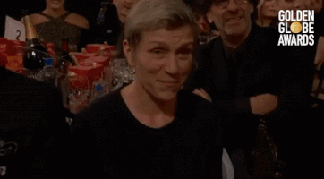 Excited Frances Mcdormand GIF by Golden Globes