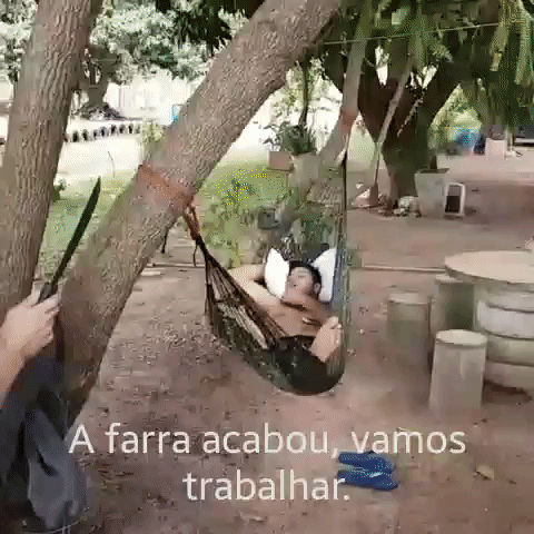Acabou A Farra Vamos Trabalhar GIF