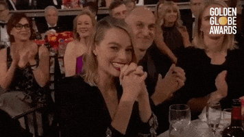 margot robbie smiling GIF by Golden Globes