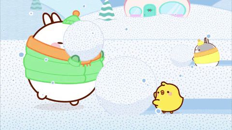 Fun Love GIF by Molang.Official