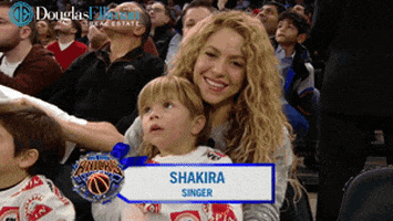 celebrity shakira GIF by NBA
